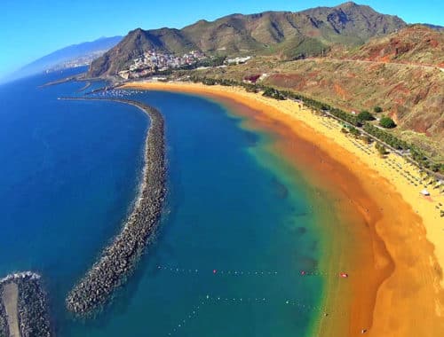 Las Teresitas legszebb strandok Tenerife