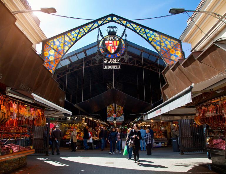 Mercado de la Boqueria Piac tortenete