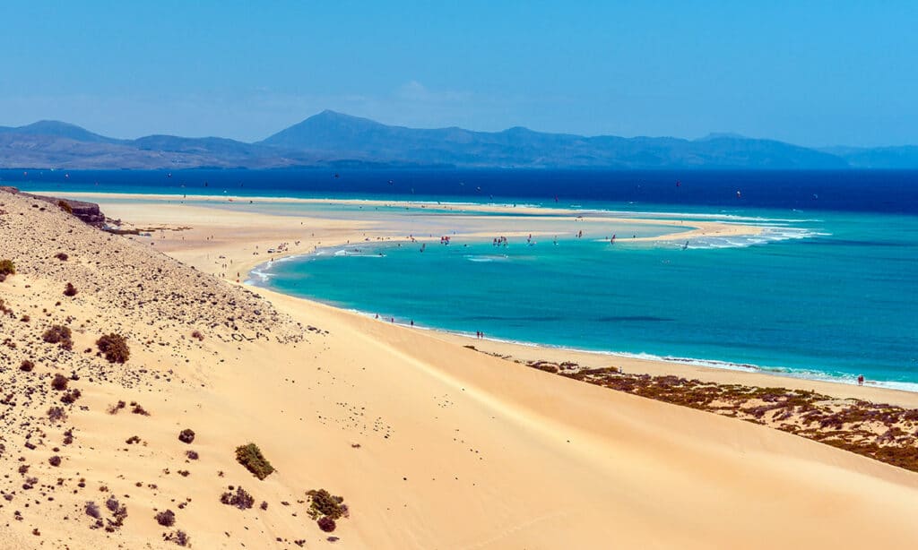 Fuerteventura legszebb strandjai Sotavento strand