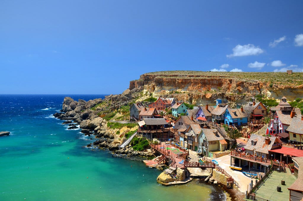Popeye-falu Málta