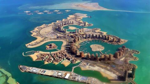 The Pearl-Qatar Doha varosnezes