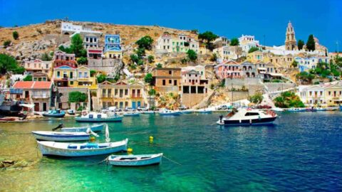Latnivalok Symi szigeten