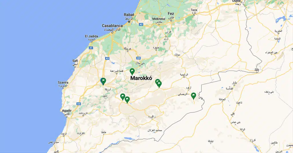 Marokkó körutazás