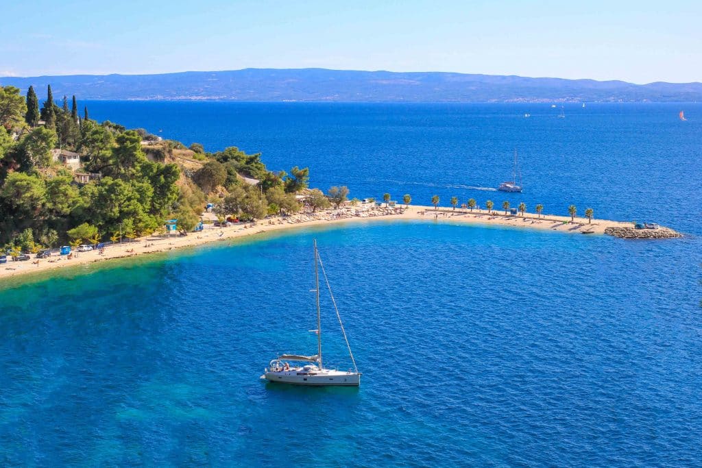 Split strandok Horvátország