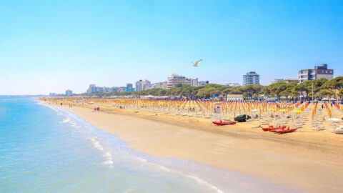Lignano strand Olaszország