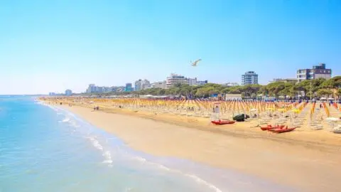Lignano strand Olaszország