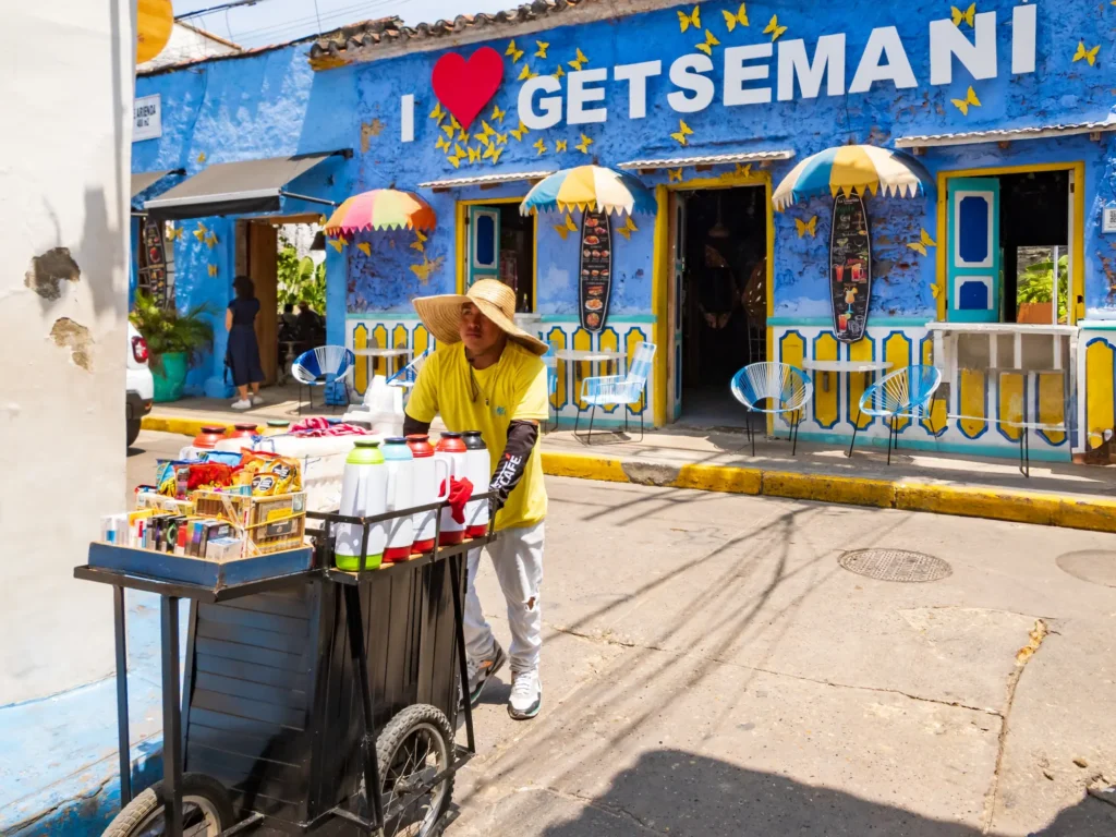 Kolumbia kalandtúra Cartagena street food