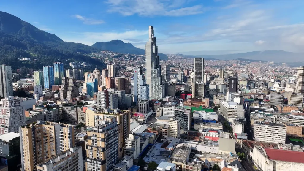 Bogotá látkép