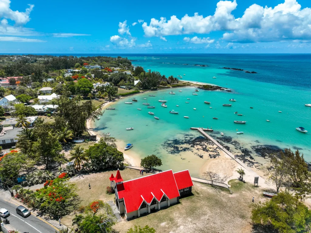 Mauritius körutazás templom