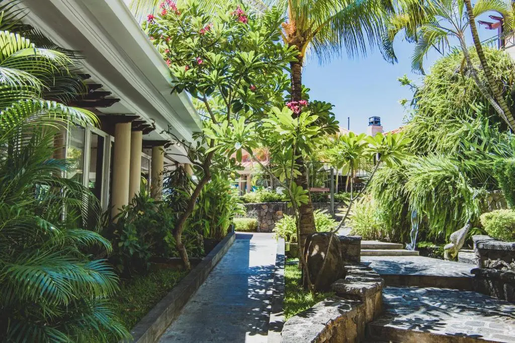 Mauritius körutazás szállás kert