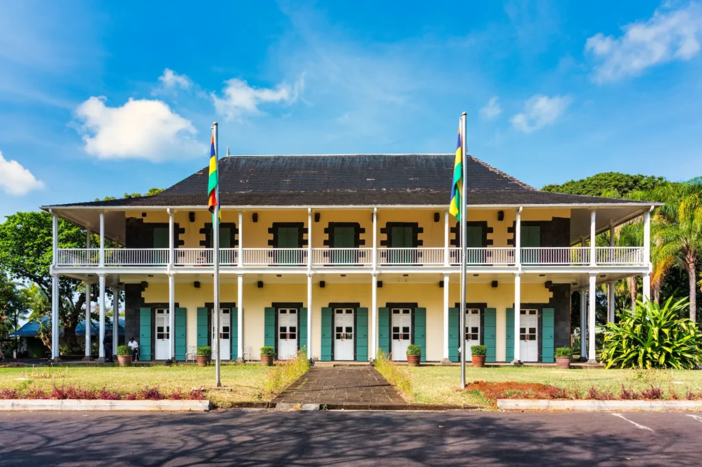 Mauritius körutazás gyarmati ház
