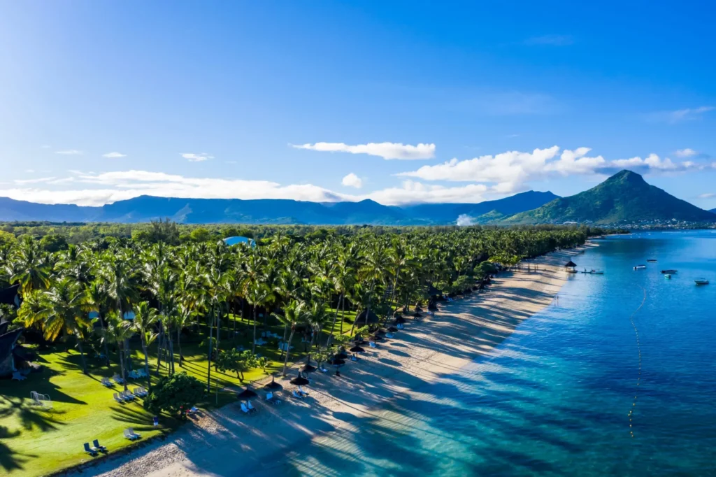 Mauritius körutazás strand